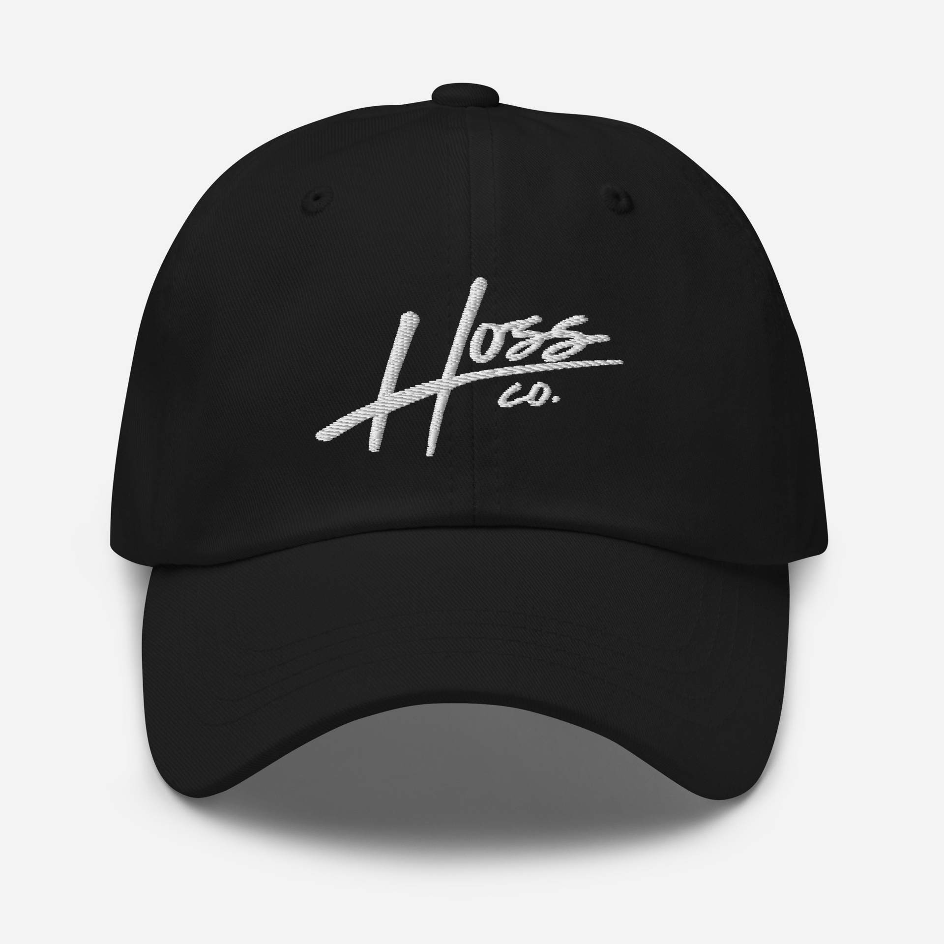 Hoss Black Dad Hats