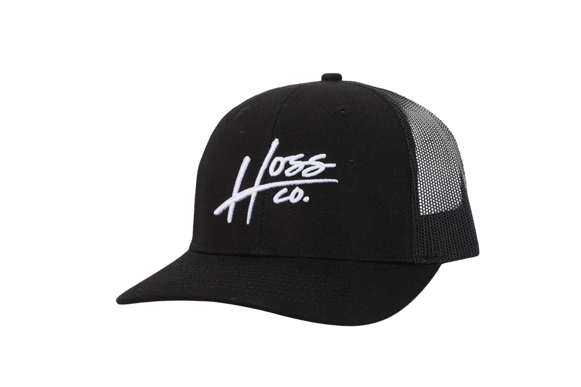 Hoss Black Trucker Hat