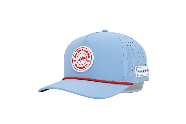 Be The Hoss Chicago Rope SnapBack (Carolina Blue)