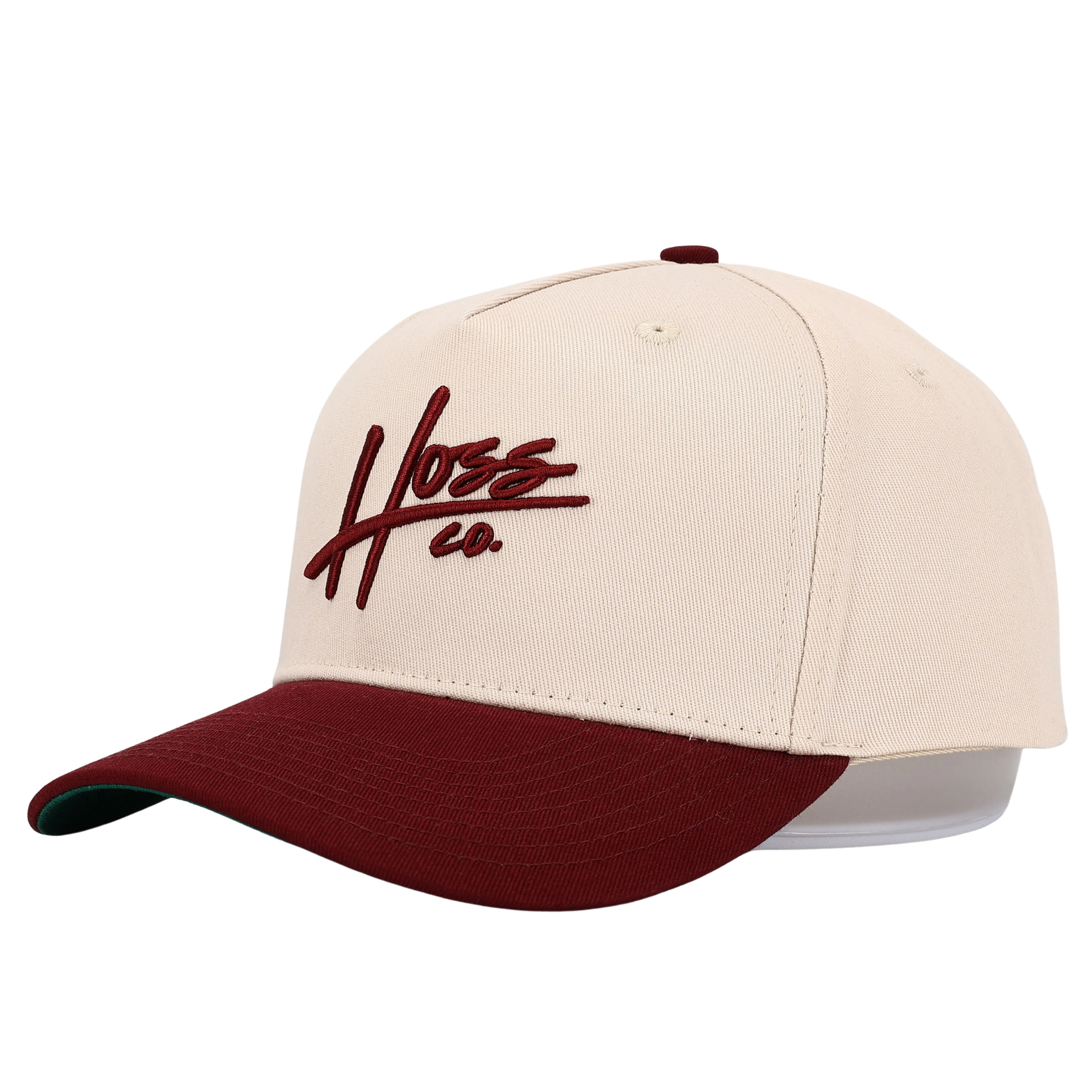 Hoss Maroon/Tan Snapback Hat
